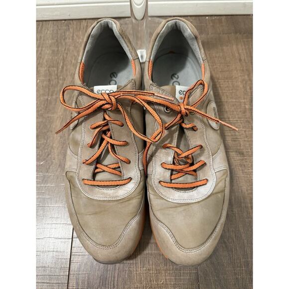 Ecco Speed Hybrid 5 Hydromax Spikeless Brown Golf Shoe Men EU 43 US 9.5 Ex Wide - Picture 1 of 8